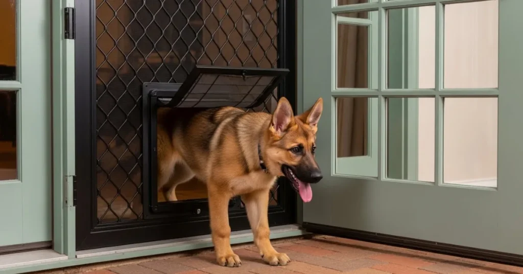 How to Install a Dog Door in a Security Screen